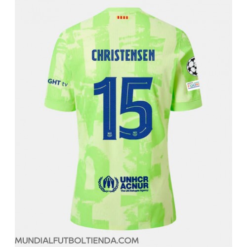 Camiseta Barcelona Andreas Christensen #15 Tercera Equipación Replica 2024-25 mangas cortas